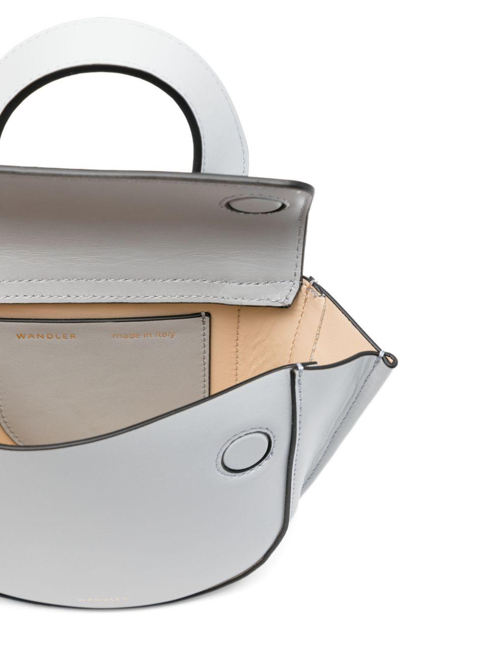WANDLER Borsa a mano piccola Hortensia celeste con tracolla 