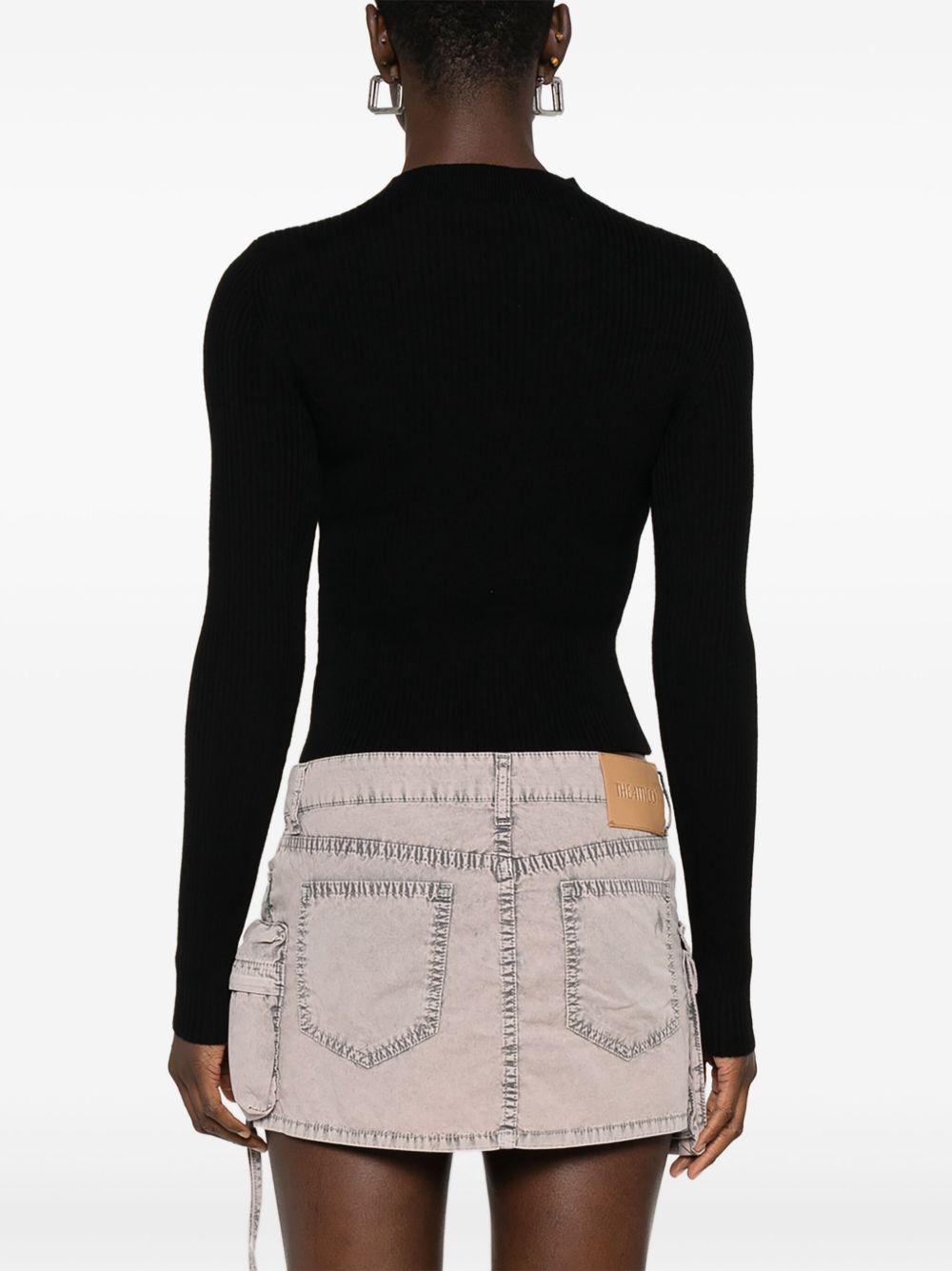 DIESEL Maglia con scollo a V cut-out 