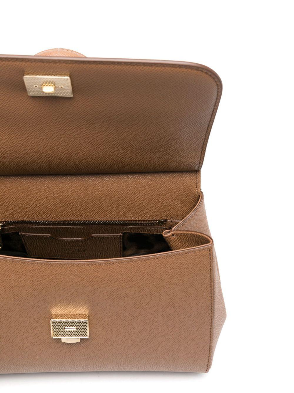 DOLCE e GABBANA Borsa 'Sicily' grande marrone 