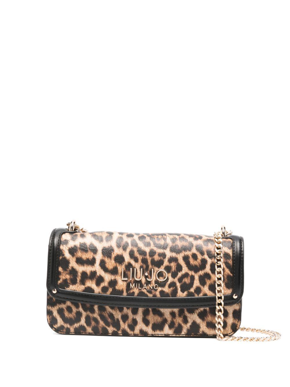 LIUJO Borsa a tracolla leopardata 