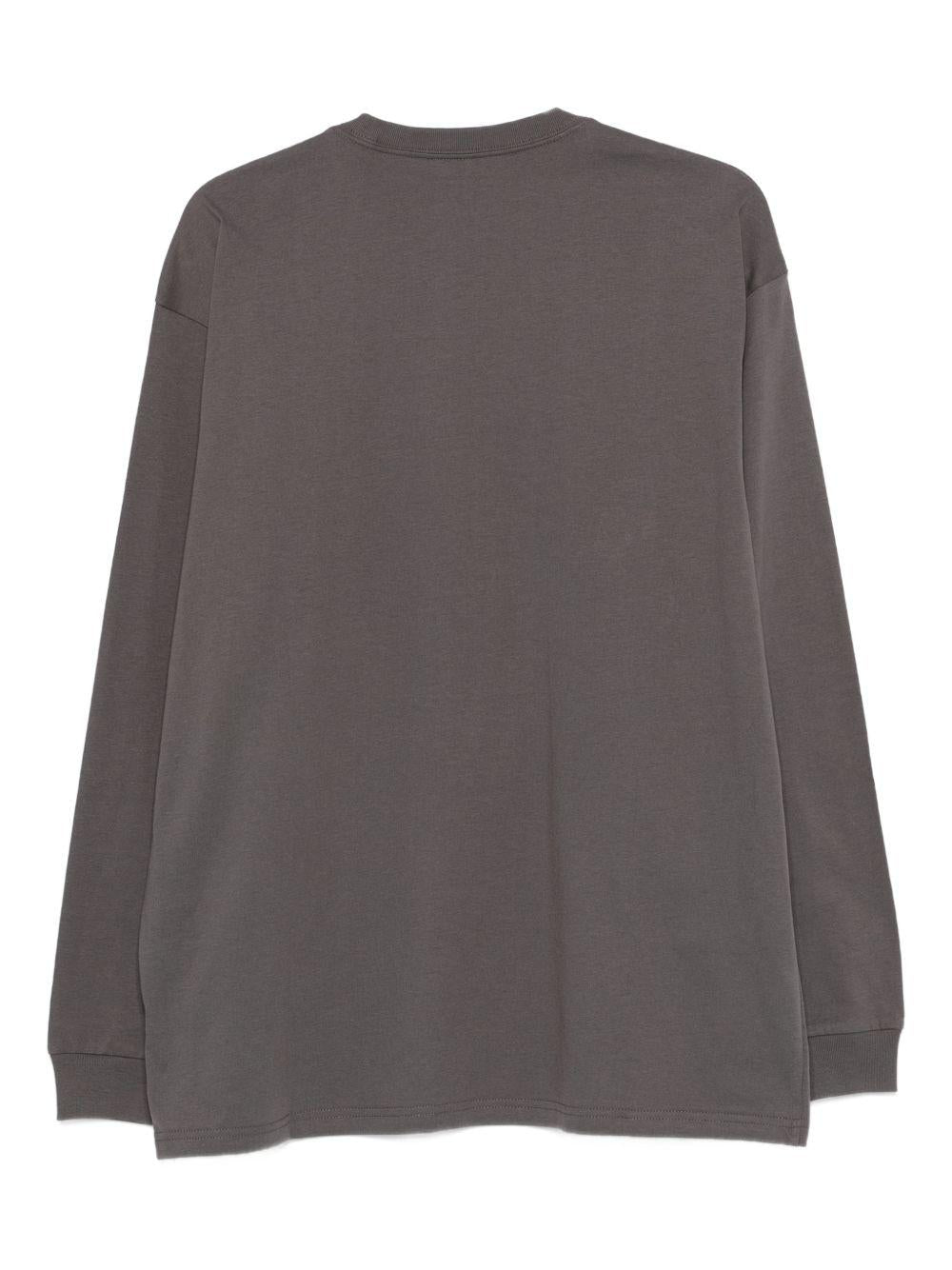 CARHARTT WIP Felpa in cotone grigio 