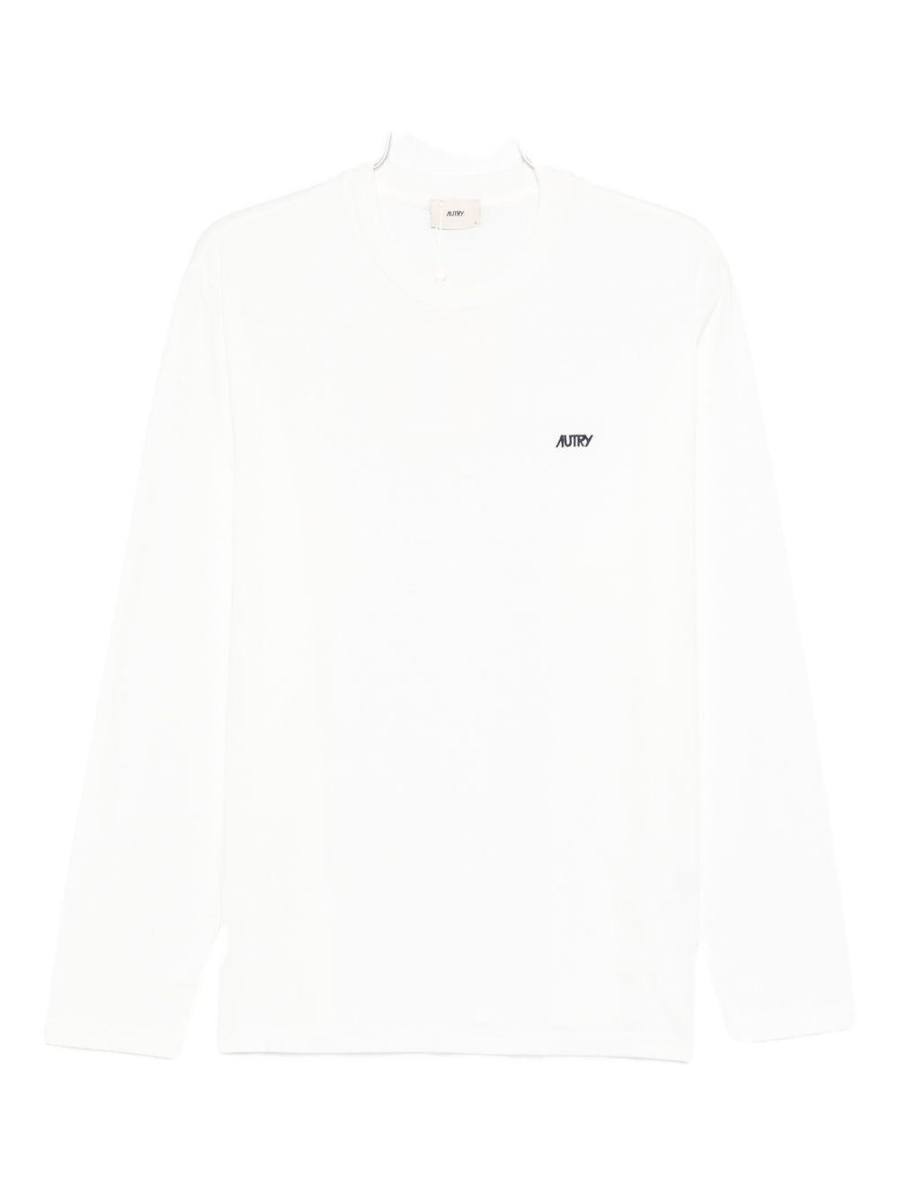 AUTRY T-shirt a maniche lunghe con logo 