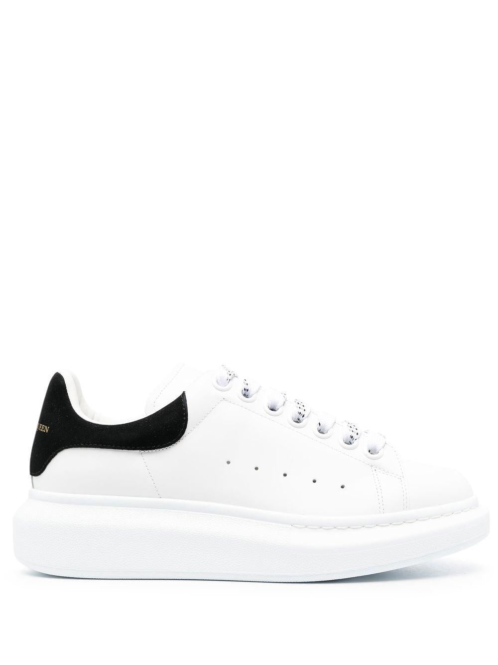ALEXANDER McQUEEN Sneakers Oversize in pelle di vitello bianca 