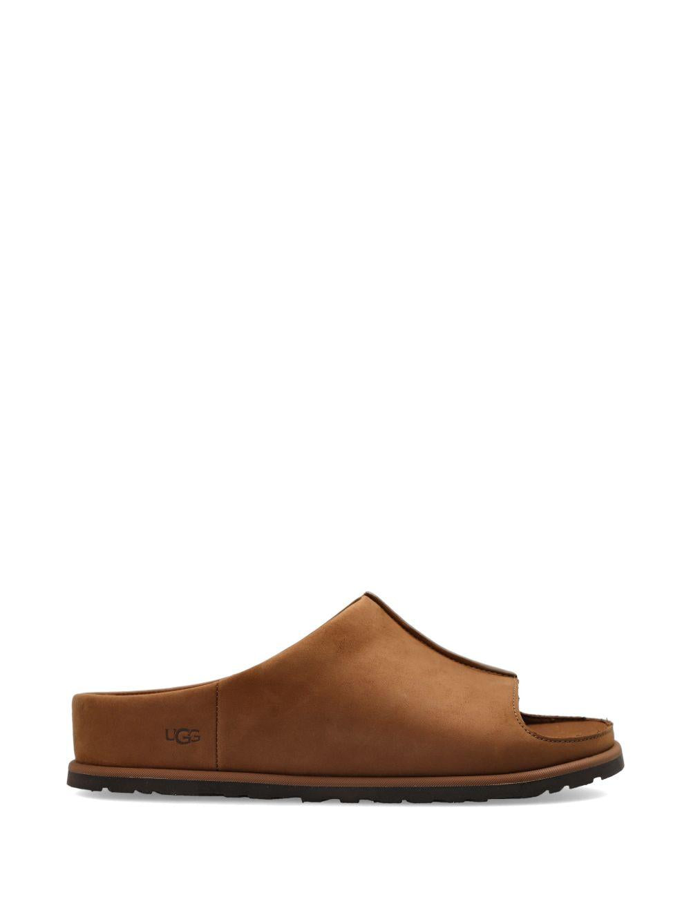UGG Ciabatte Otzo in pelle caramello 