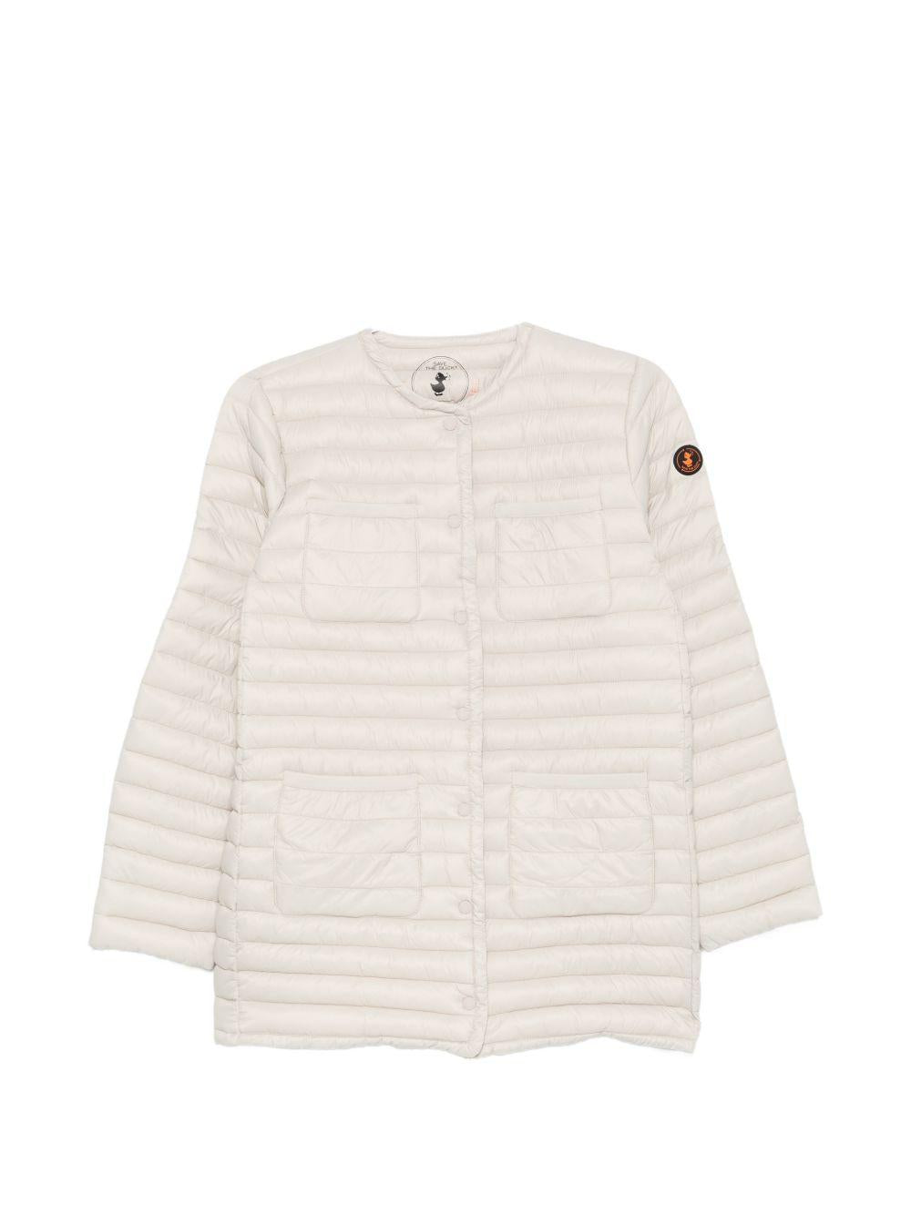 SAVE THE DUCK Trench imbottito Elisa beige chiaro 