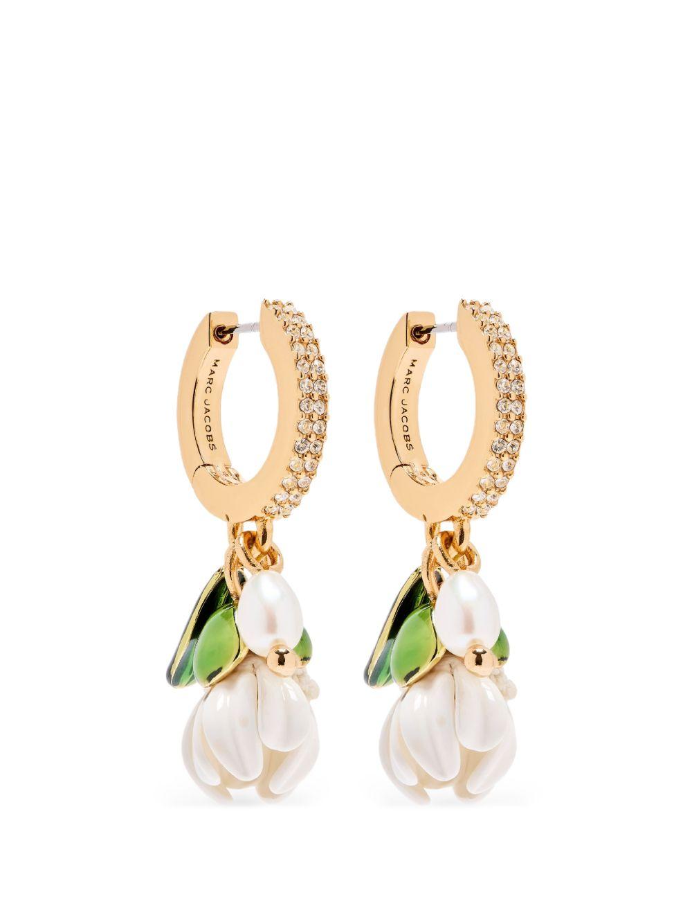 MARC JACOBS Orecchini The Rooted Daisy con fiore 