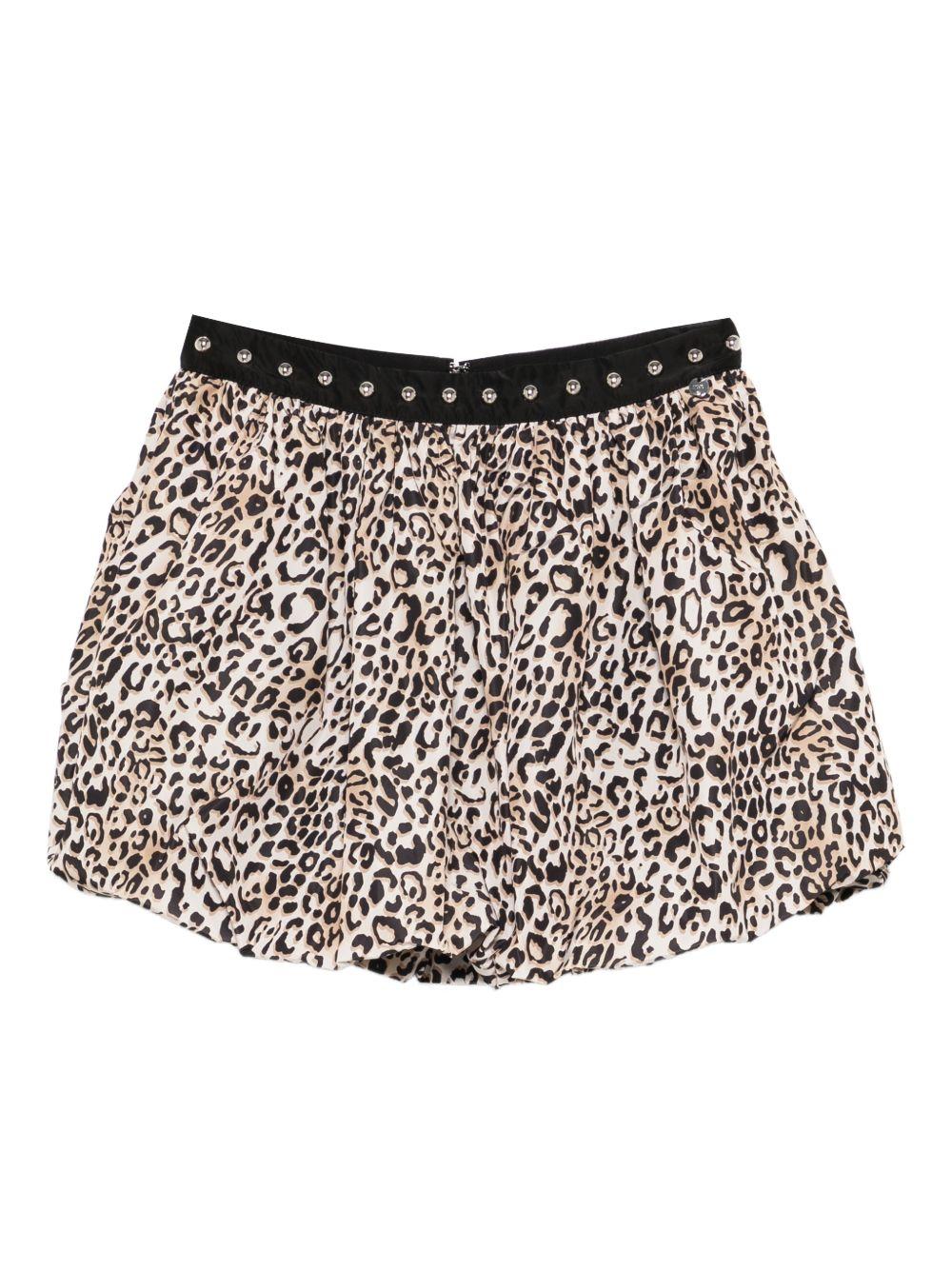 LIUJO Gonna corta animalier 