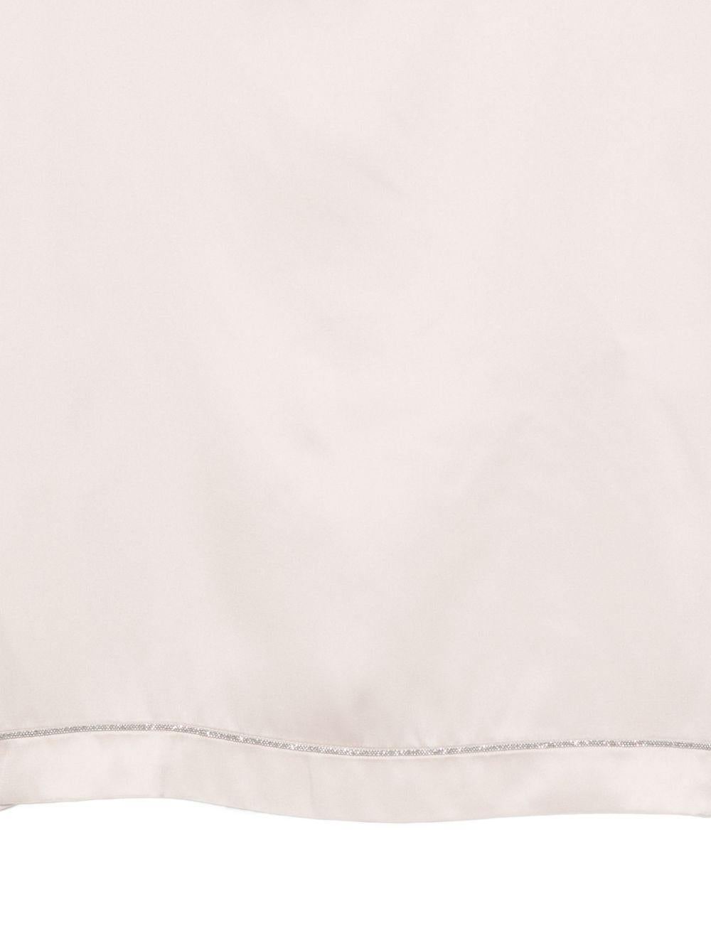 D EXTERIOR Maglia in satin con scollo a V 