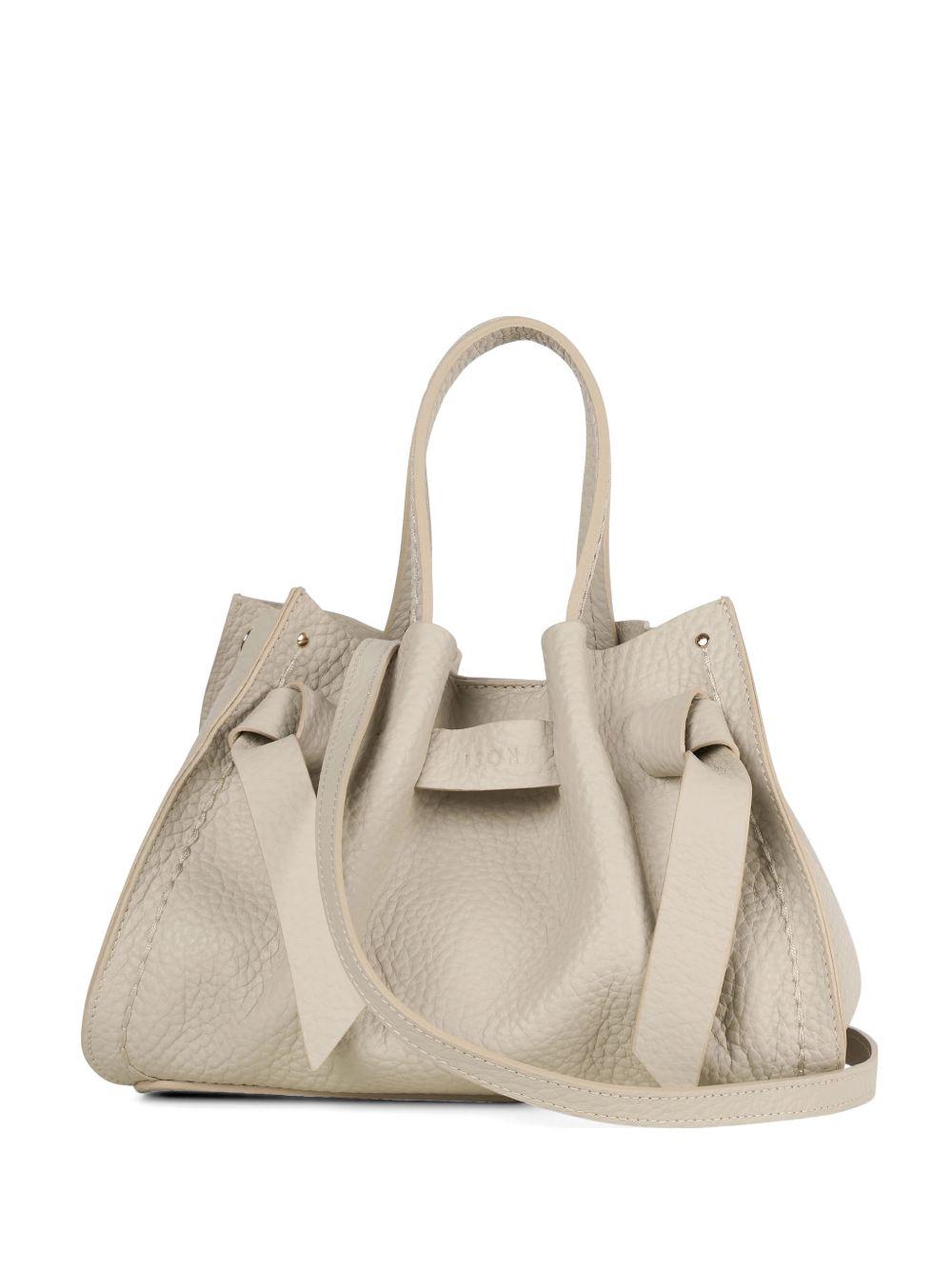 VISONA Borsa tote Vittoria piccola beige 