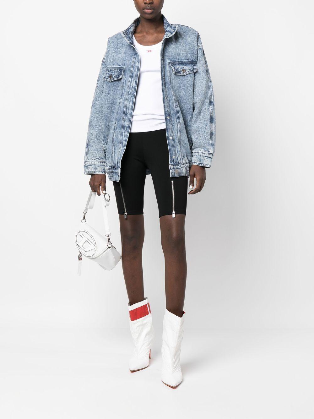 DIESEL Canotta bianca con logo 