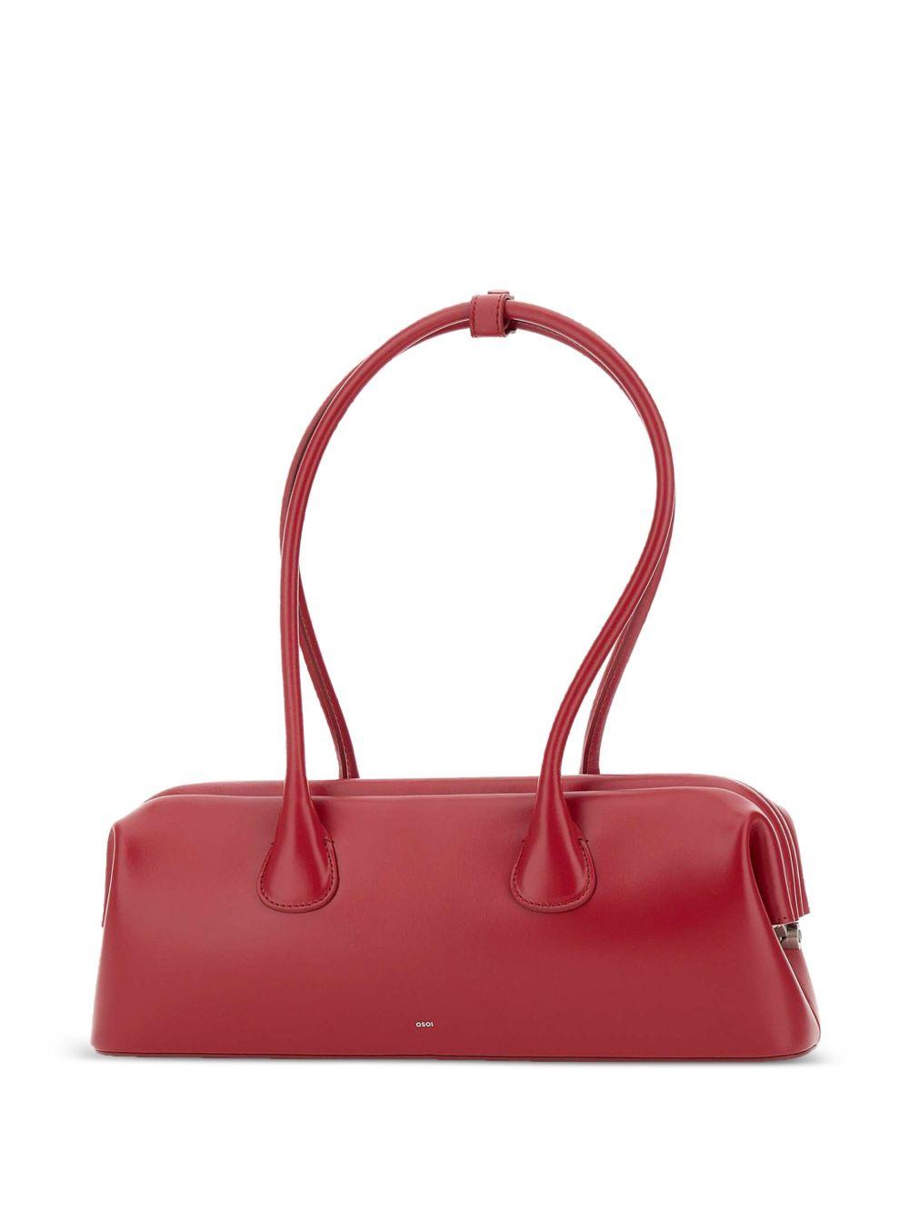 OSOI Borsa a spalla 'Boat Wide Red' 