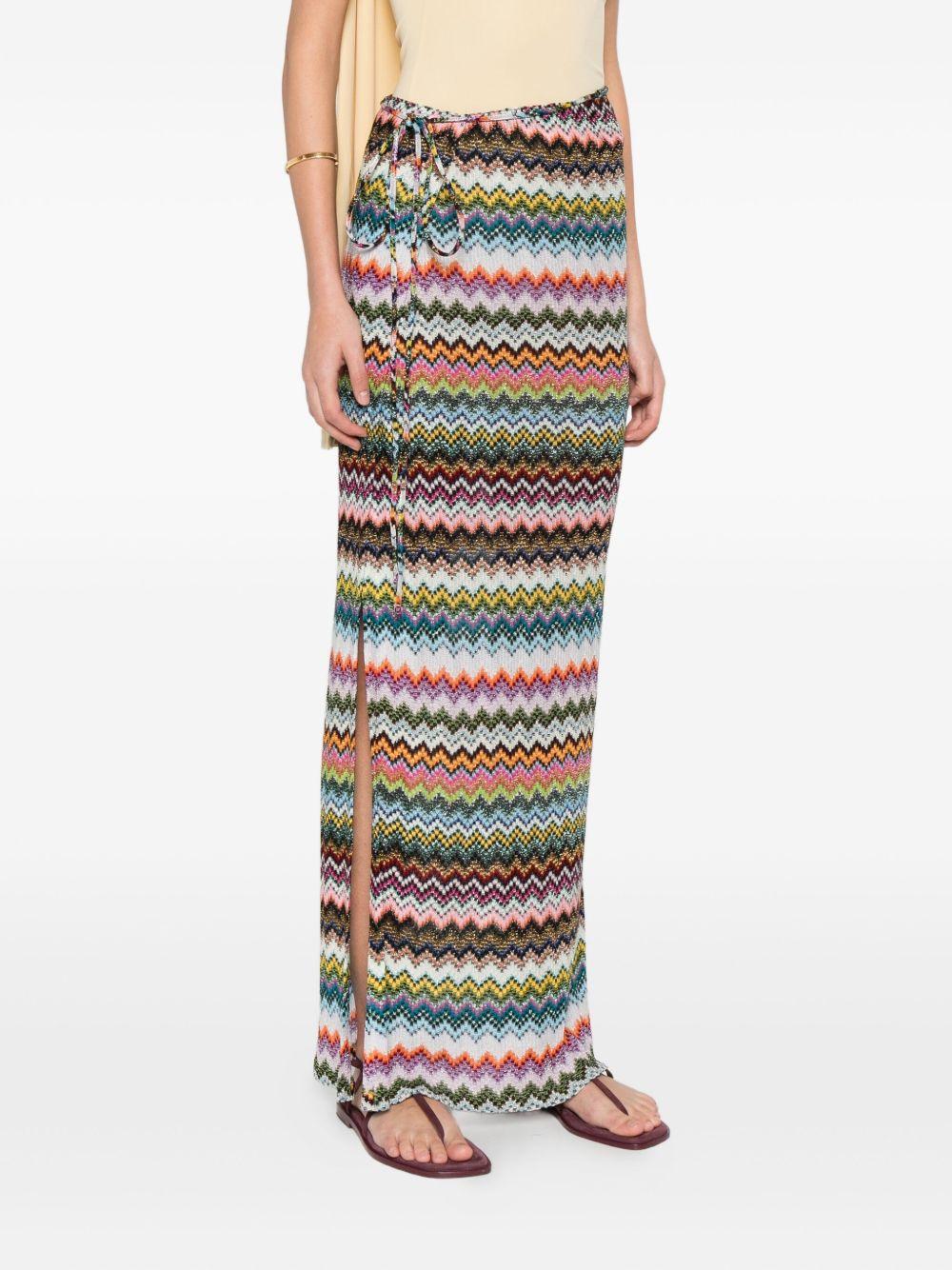 MISSONI Gonna lunga zig zag muticolore 
