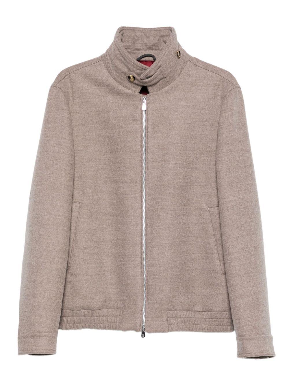 BRUNELLO CUCINELLI Giacca a collo alto con zip 