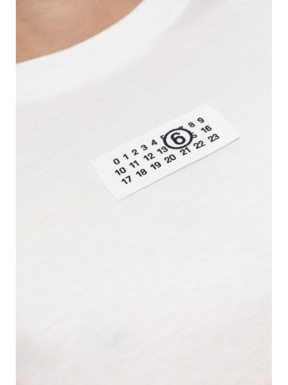 MM6 MAISON MARGIELA T-shirt in cotone con logo 