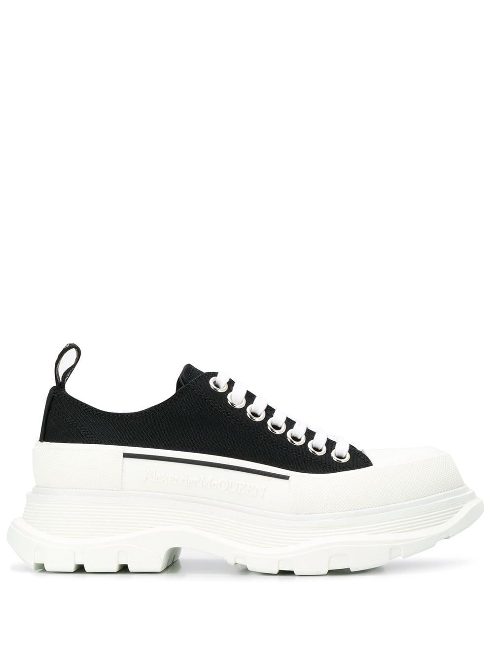 ALEXANDER McQUEEN Sneakers Tread Slick in tela con suola in gomma 