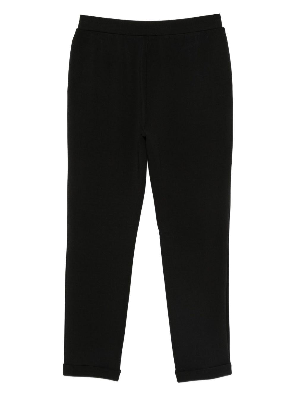 LIUJO Pantaloni sportivi nero con logo 