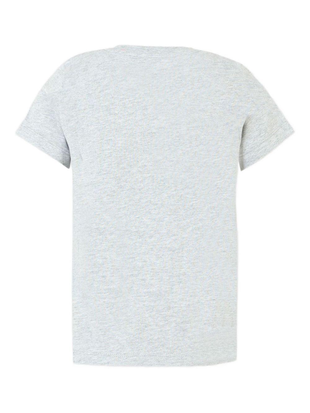 MOSCHINO T-shirt in cotone con stampa logo 