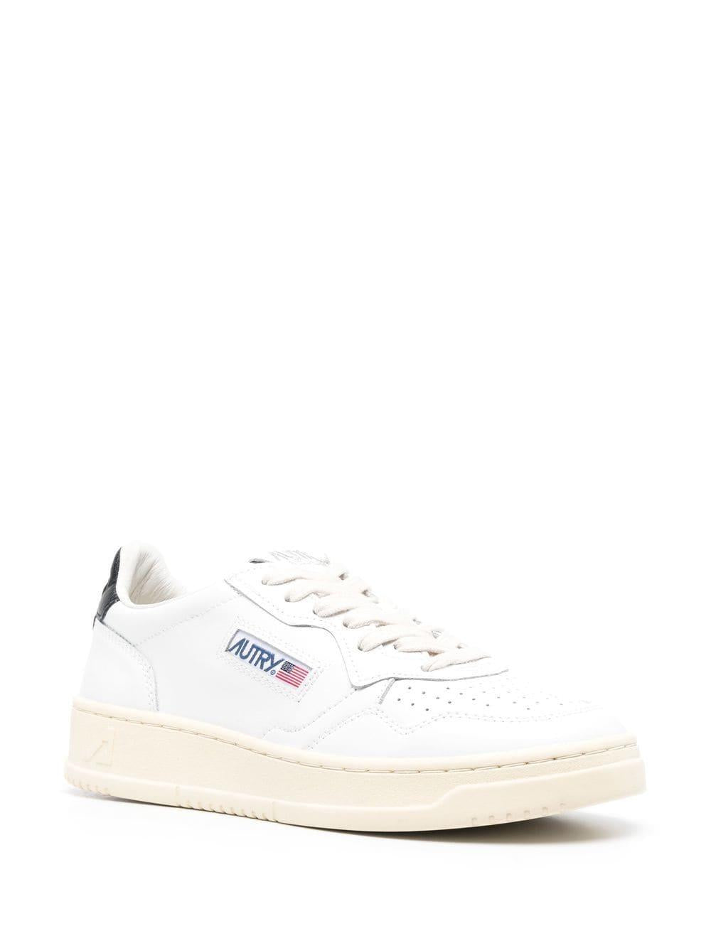 AUTRY Sneakers 'Medalist Low' in pelle bianca 