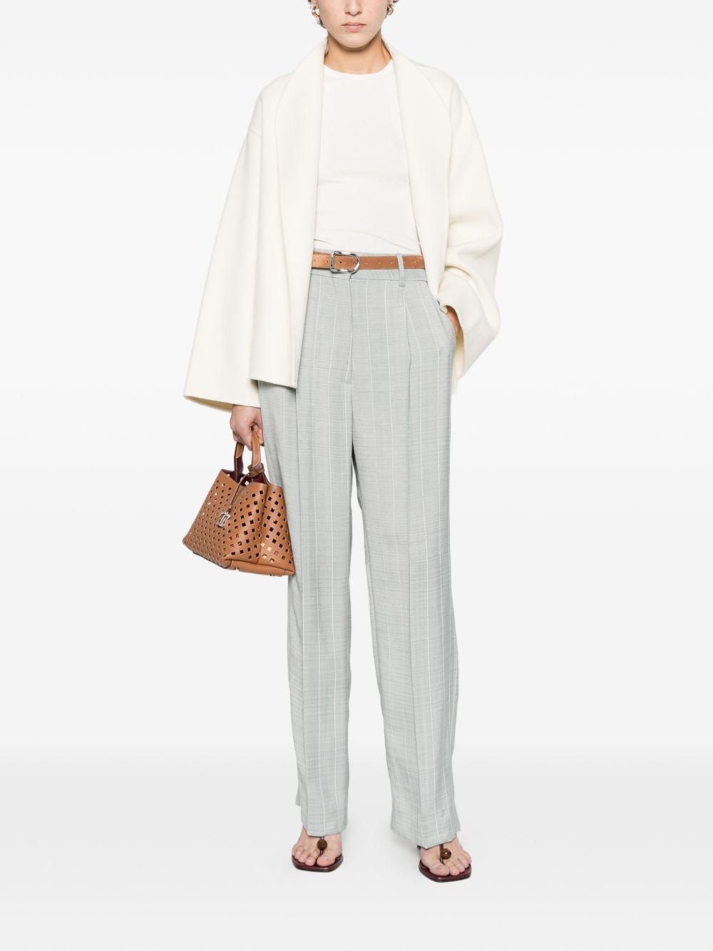 ELEH Top slim fit in cotone bianco 