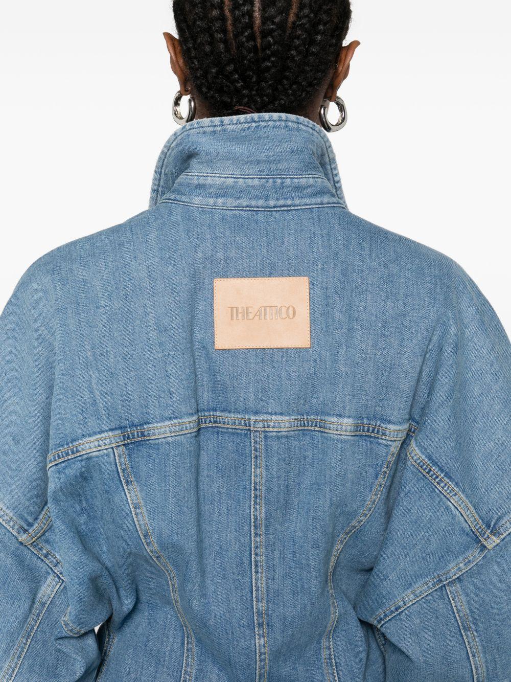 THE ATTICO Abito corto in jeans 