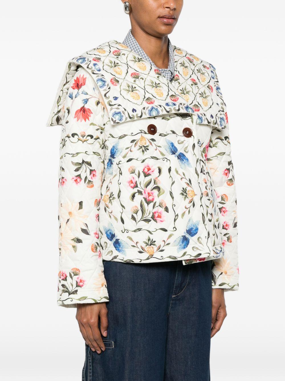 BARBOUR Giacca trapuntata floreale di Barbour x Farm Rio 