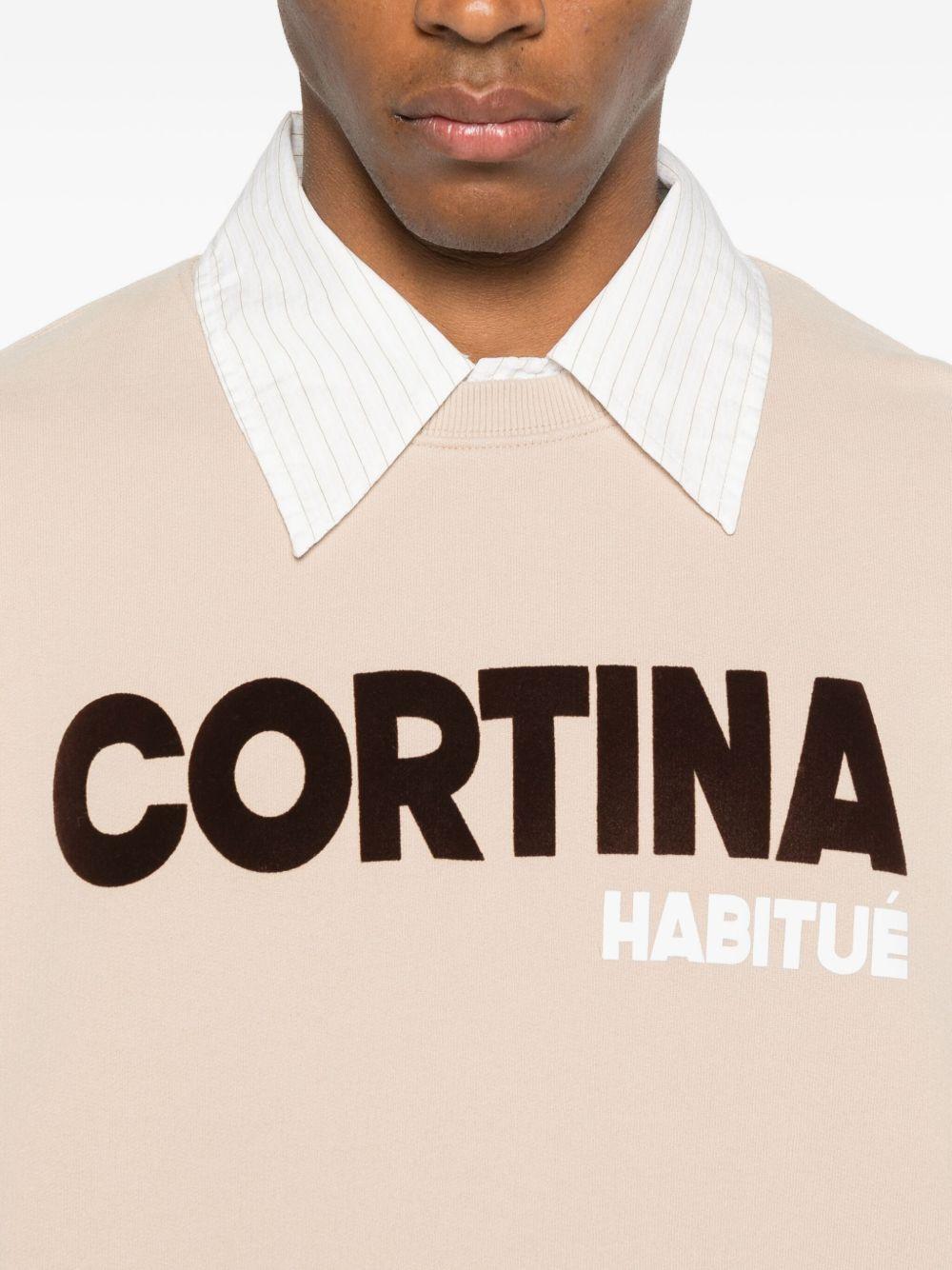 MC2 SAINT BARTH Felpa girocollo 'Soho' in cotone beige 