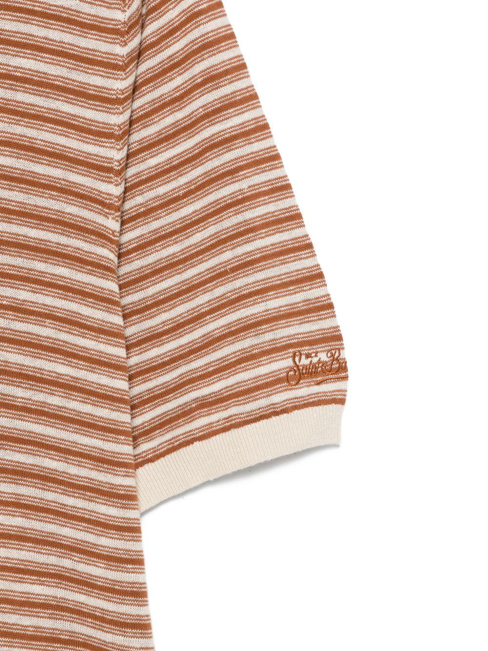MC2 SAINT BARTH Polo Sloan in cotone a righe orizzontali 