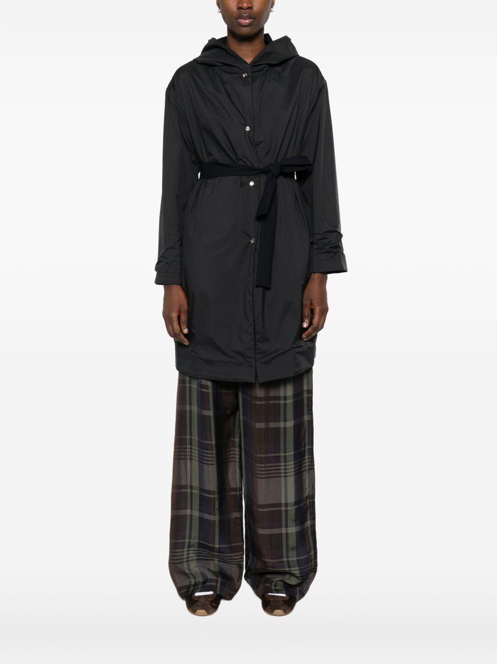 HERNO Soprabito con cappuccio blu navy 