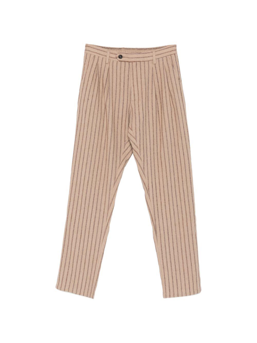 MC2 SAINT BARTH Pantaloni a righe in lino Havier 