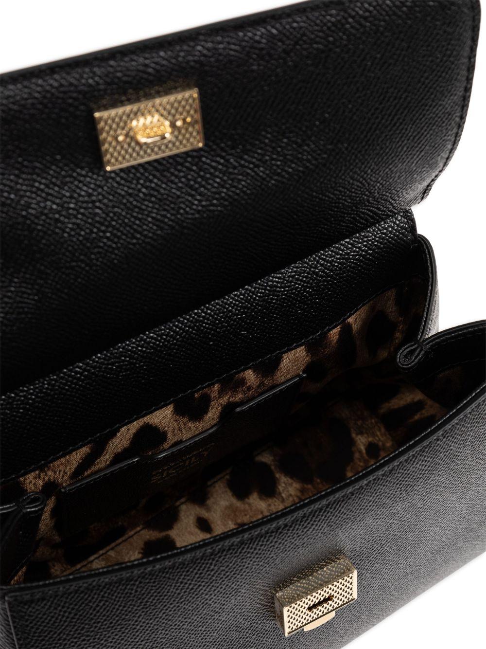 DOLCE e GABBANA Borsa tote Sicily media in pelle 