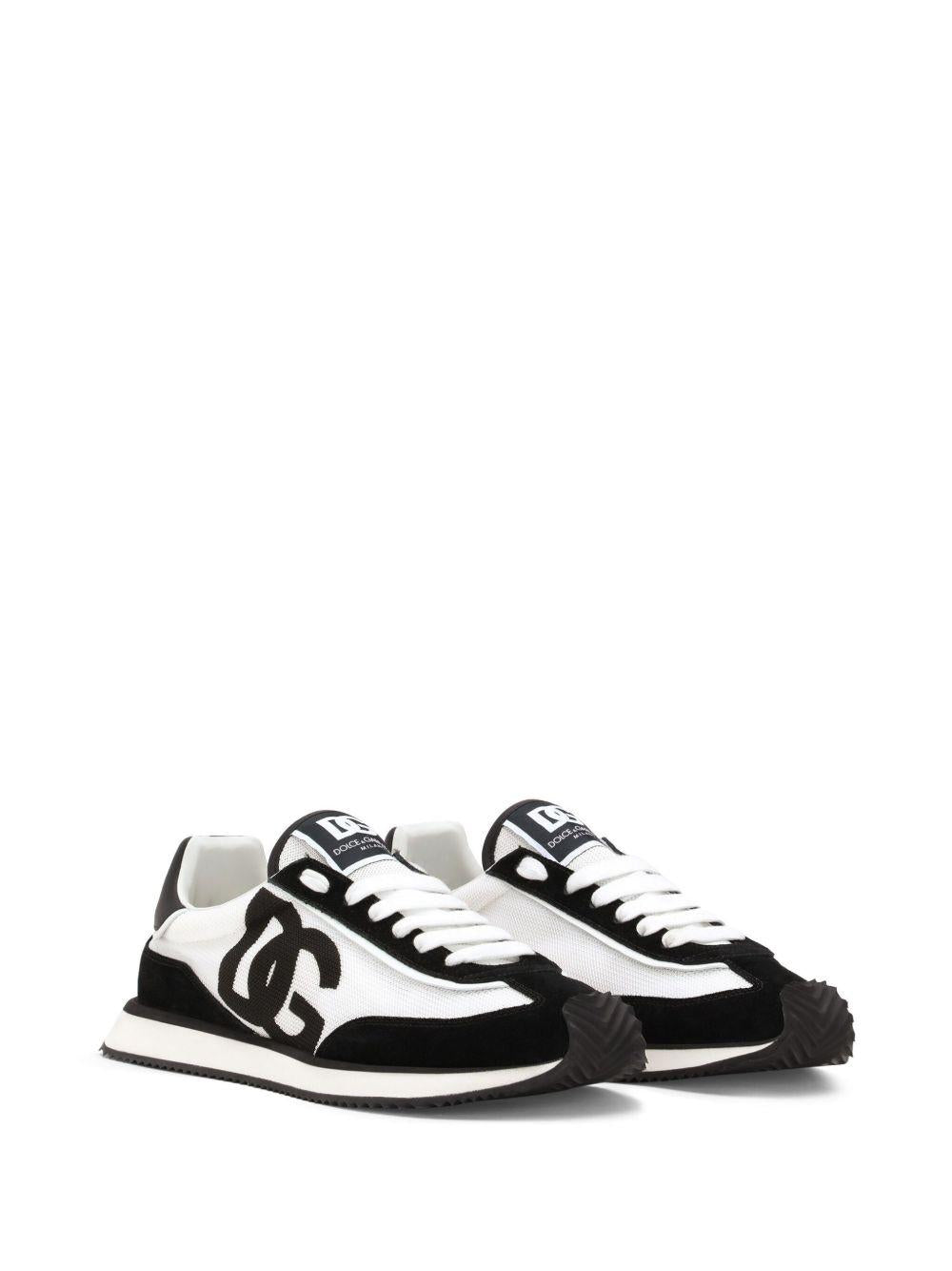 DOLCE e GABBANA Sneakers 'DG Cushion' nere e bianche 