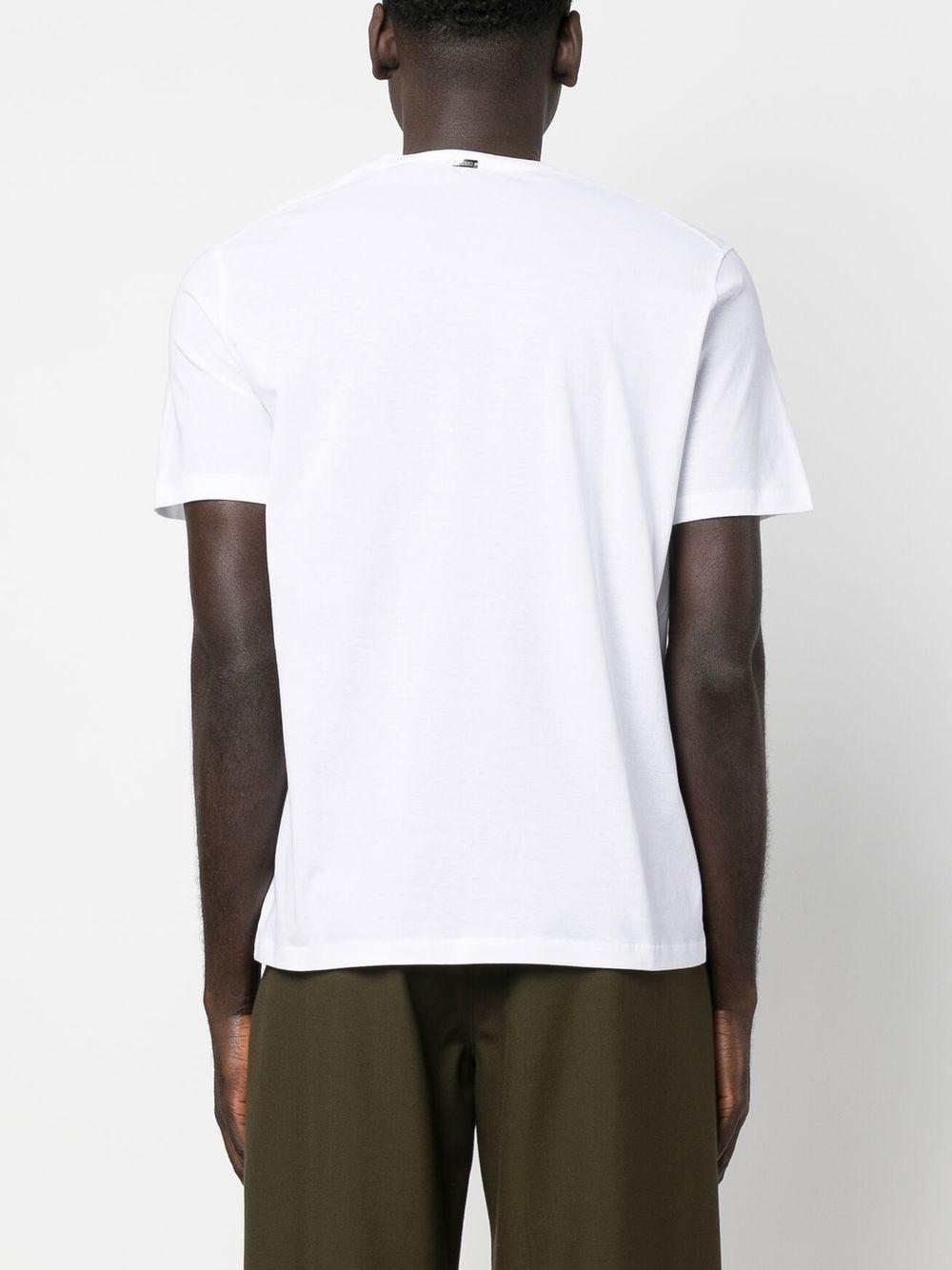 HERNO T-shirt in cotone bianco 