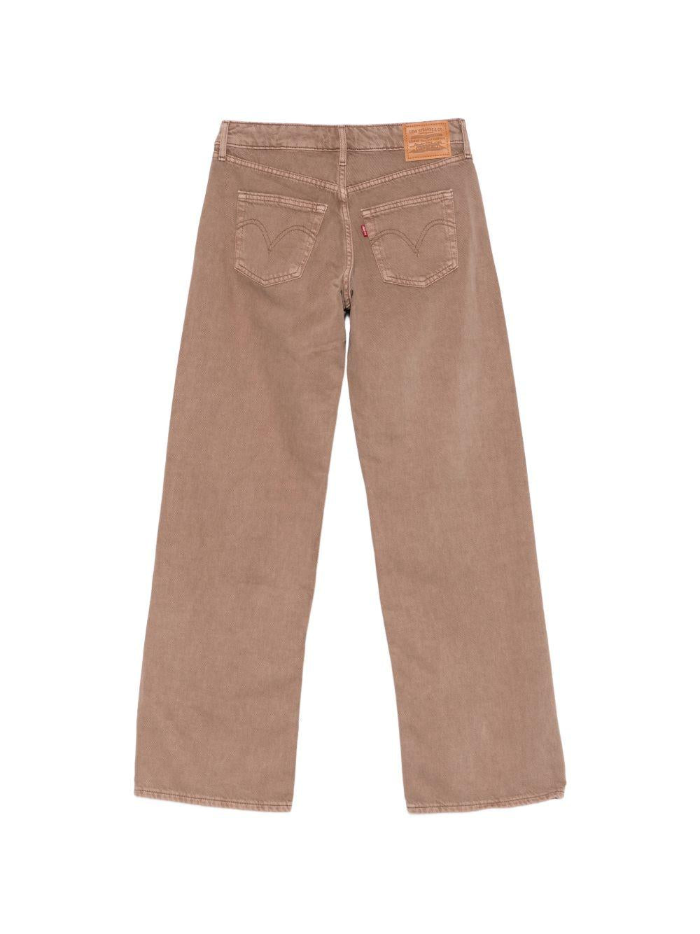 LEVIS Jeans marroni a gamba larga 