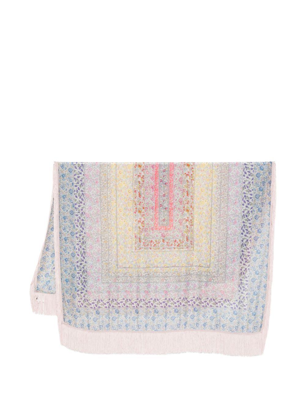 FALIERO SARTI Foulard Lety Frangia con frange 
