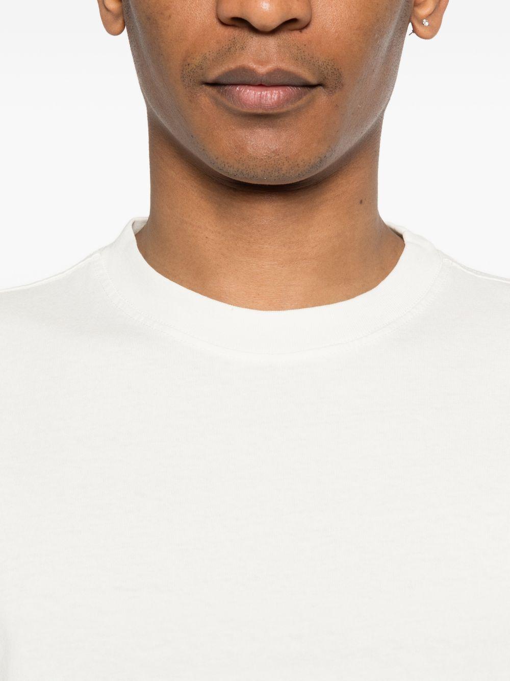 CHESAPEAKES T-shirt bianca in fresco cotone 