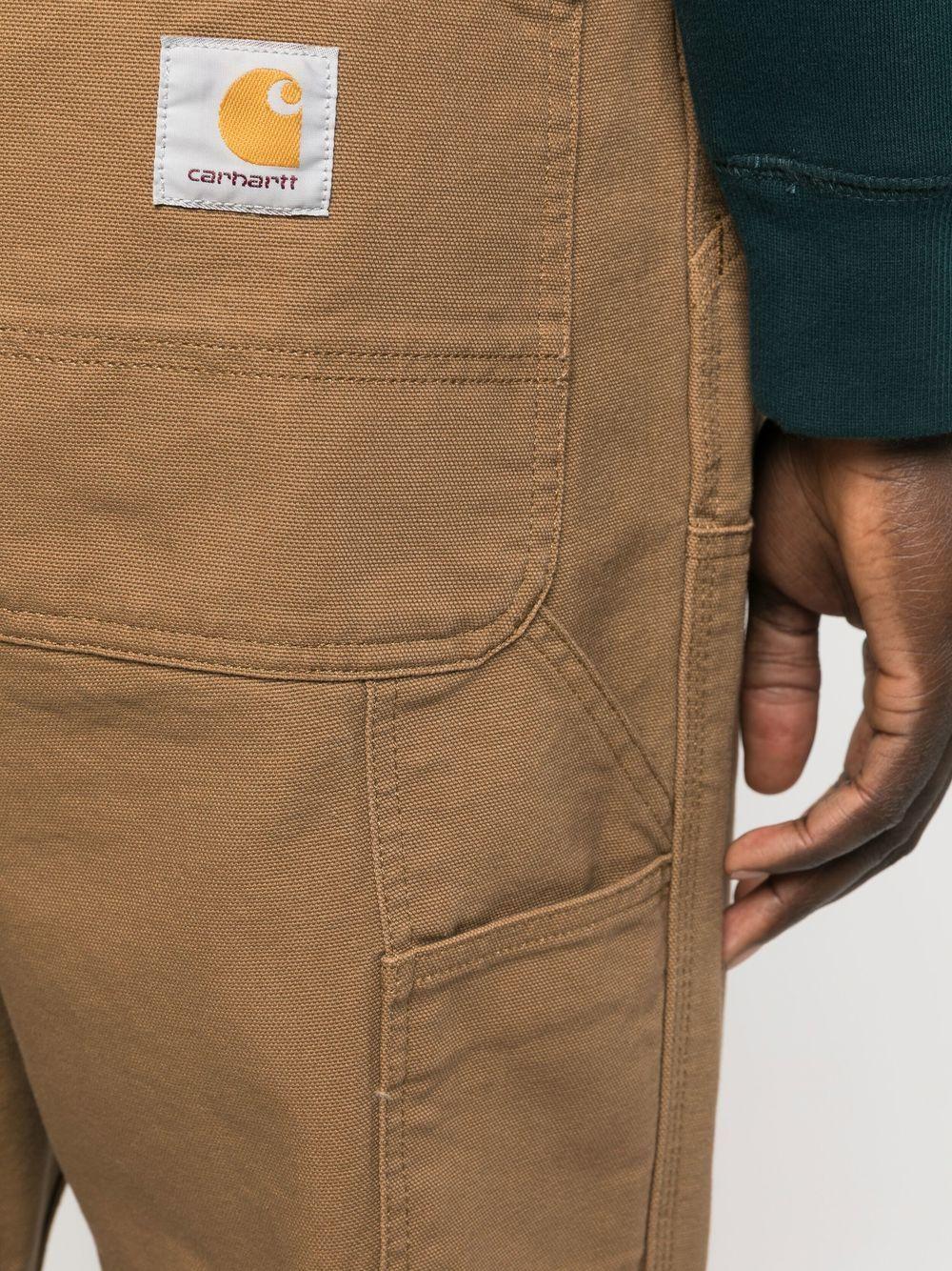 CARHARTT WIP Jeans dritto unisex in cotone marrone 