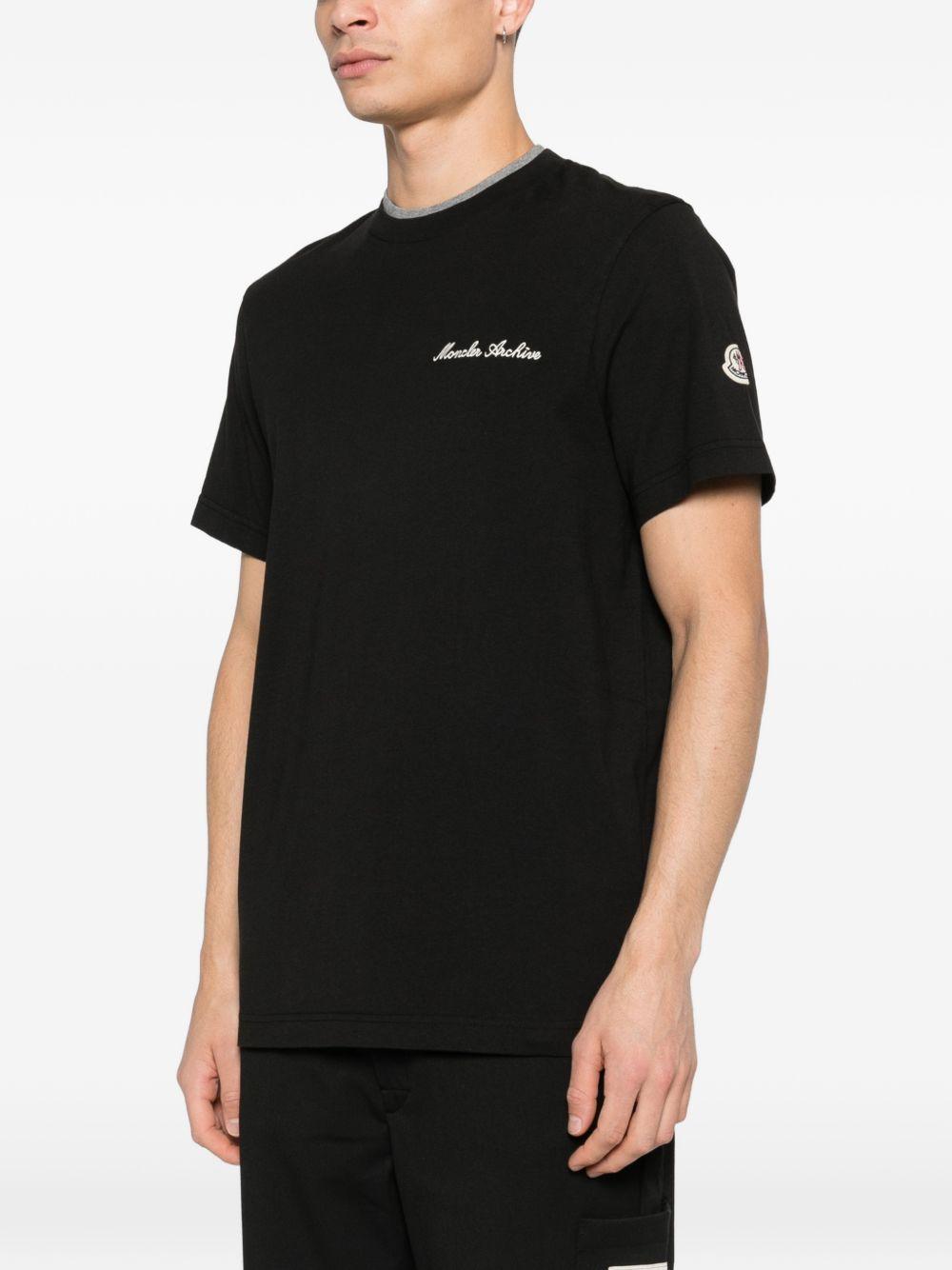 MONCLER T-shirt in cotone con logo 