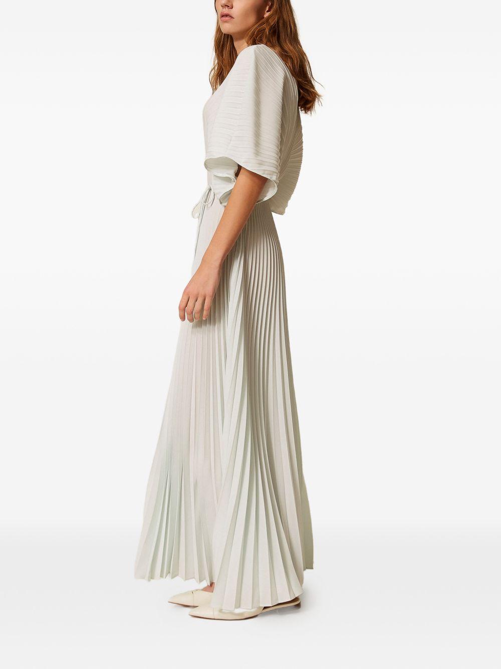 TWINSET Abito lungo con cintura 