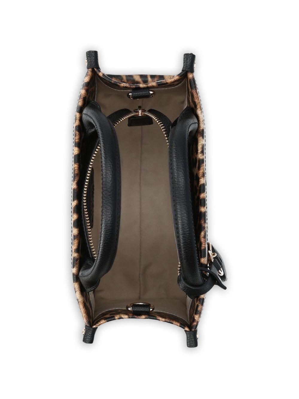 LIUJO Borsa a mano con stampa animalier e tracolla 