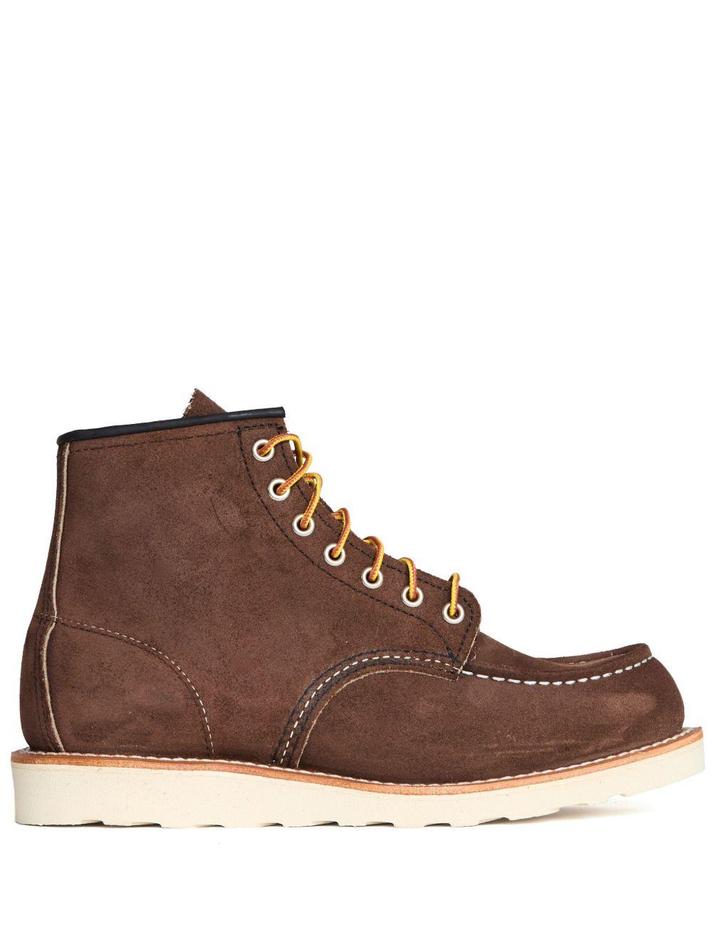 RED WING Anfibi Classic Moc Toe Cioccolato 
