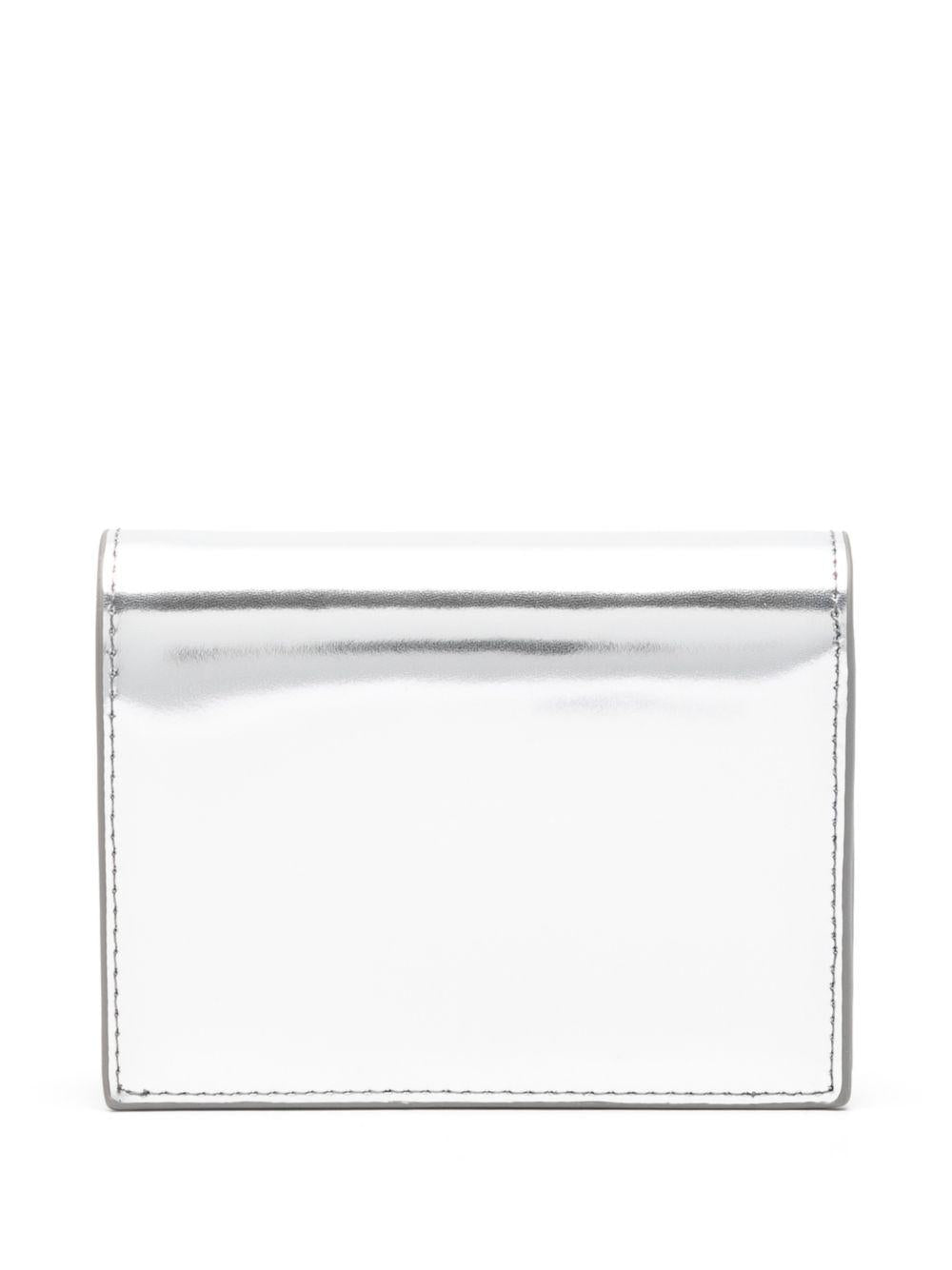DIESEL Portafoglio in pelle argento 