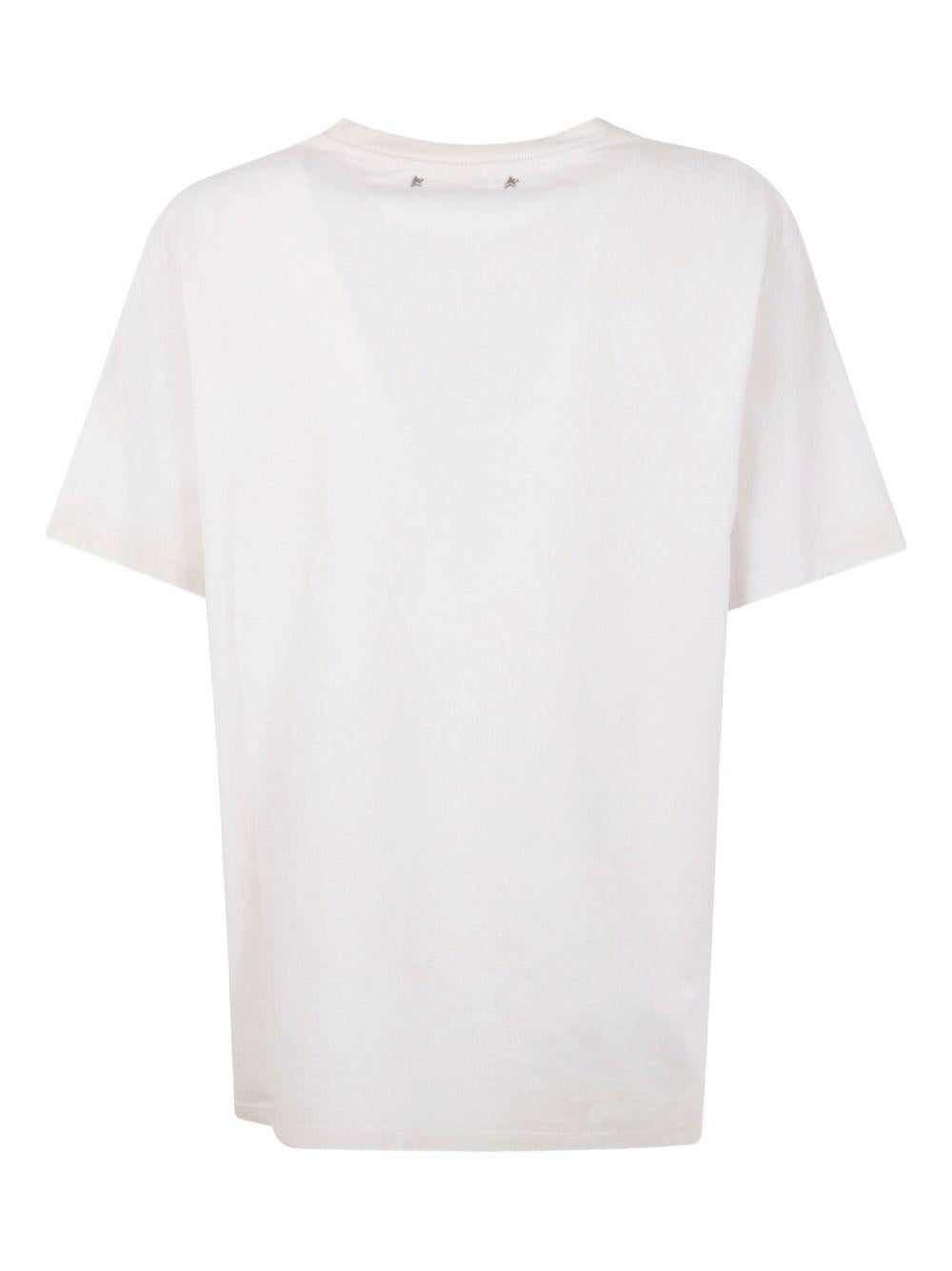 GOLDEN GOOSE T-shirt a maniche corte con stampa 