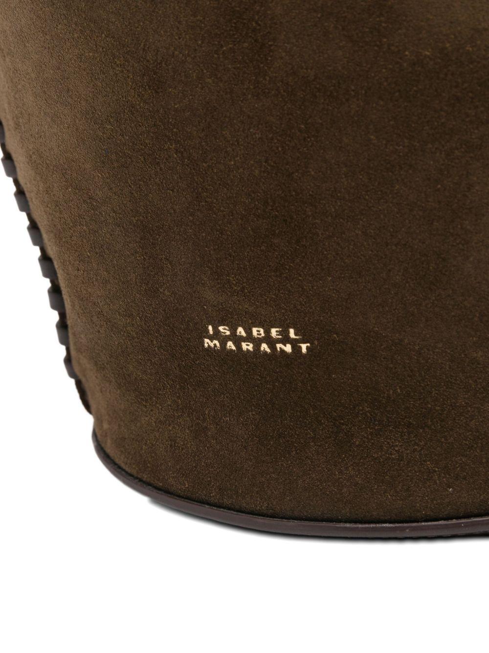 ISABEL MARANT Borsa a spalla 'Tampa' in suede 