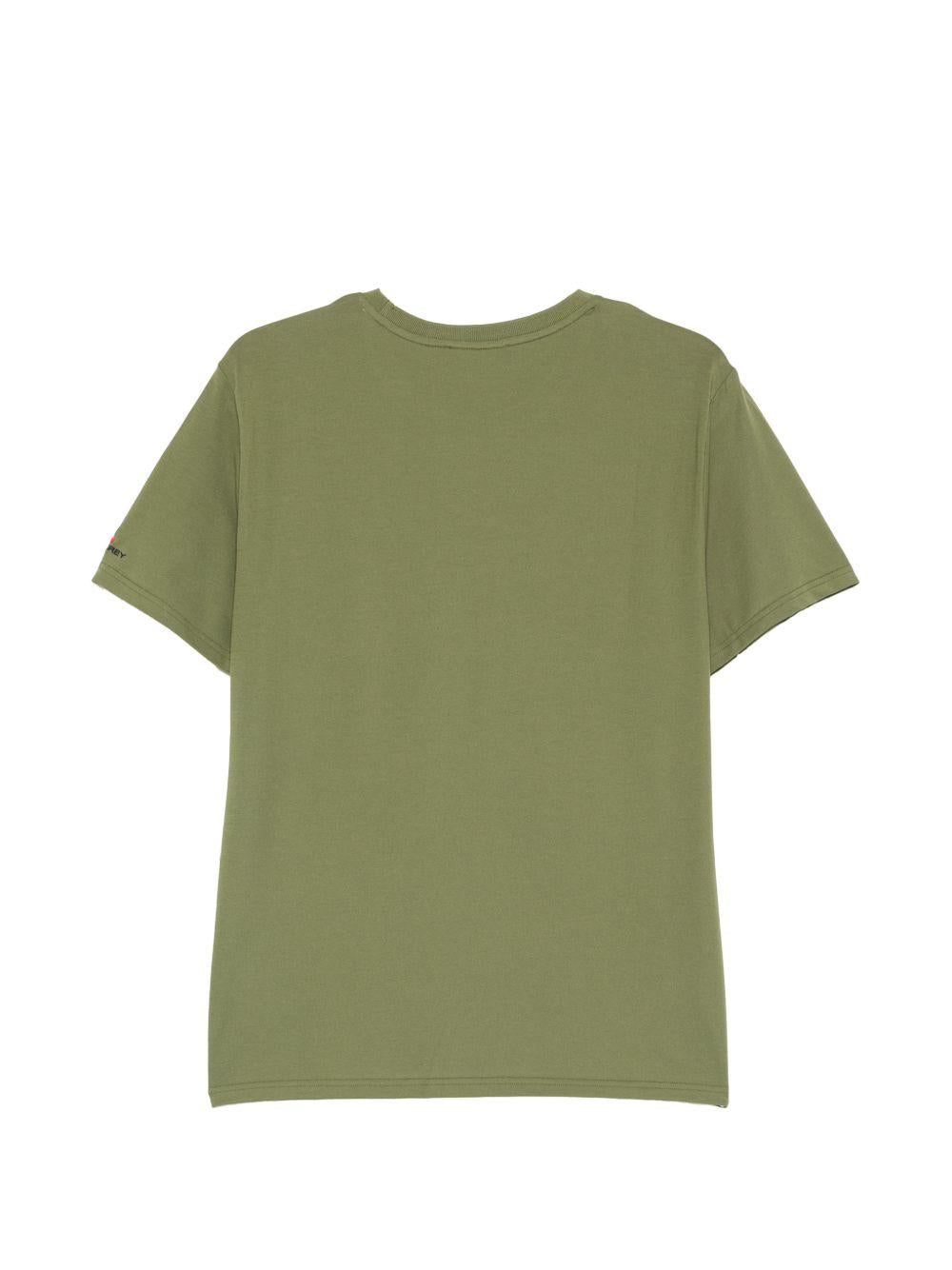 PEUTEREY T-shirt a maniche corte verde 