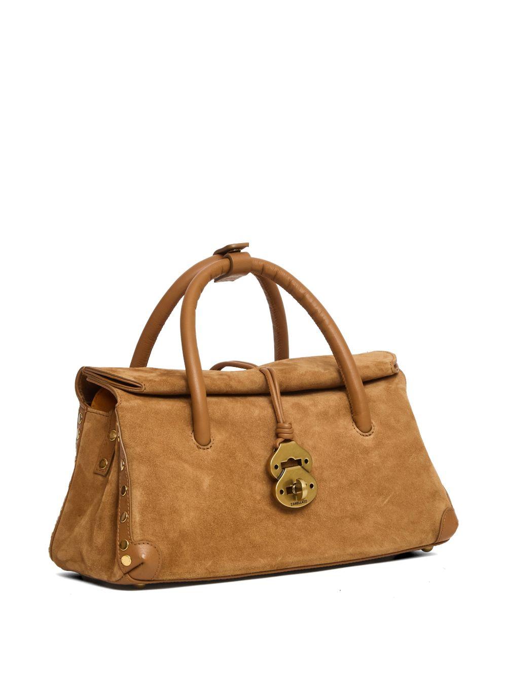 ZANELLATO Borsa tote zashmere & catus small suede 