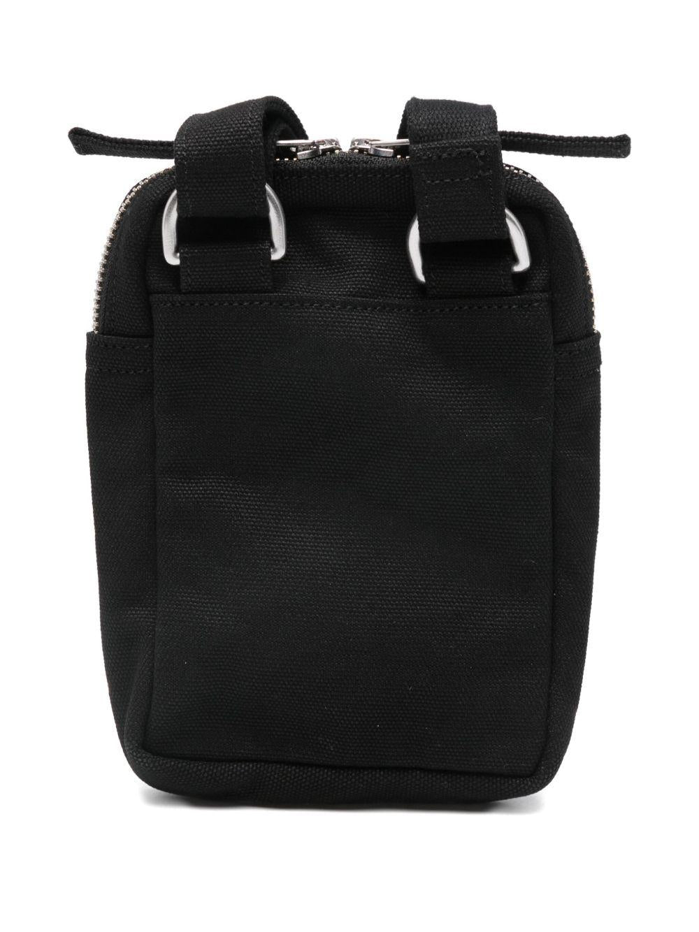 CARHARTT WIP Pochette nera multiscomparto 