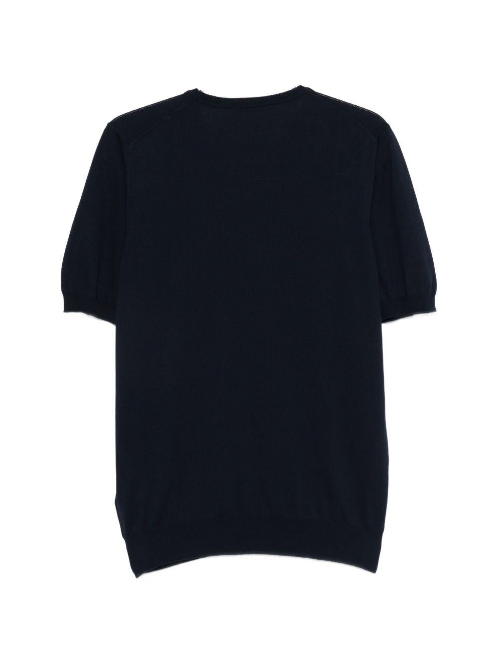 FAY T-shirt girocollo blu 