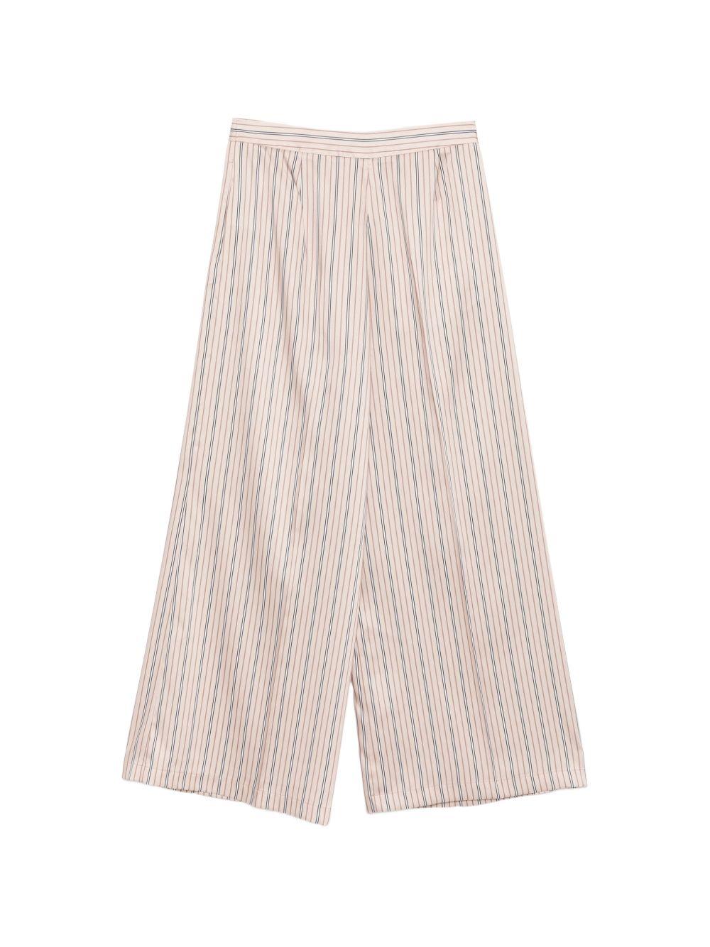 LIUJO Pantaloni in satin a righe 