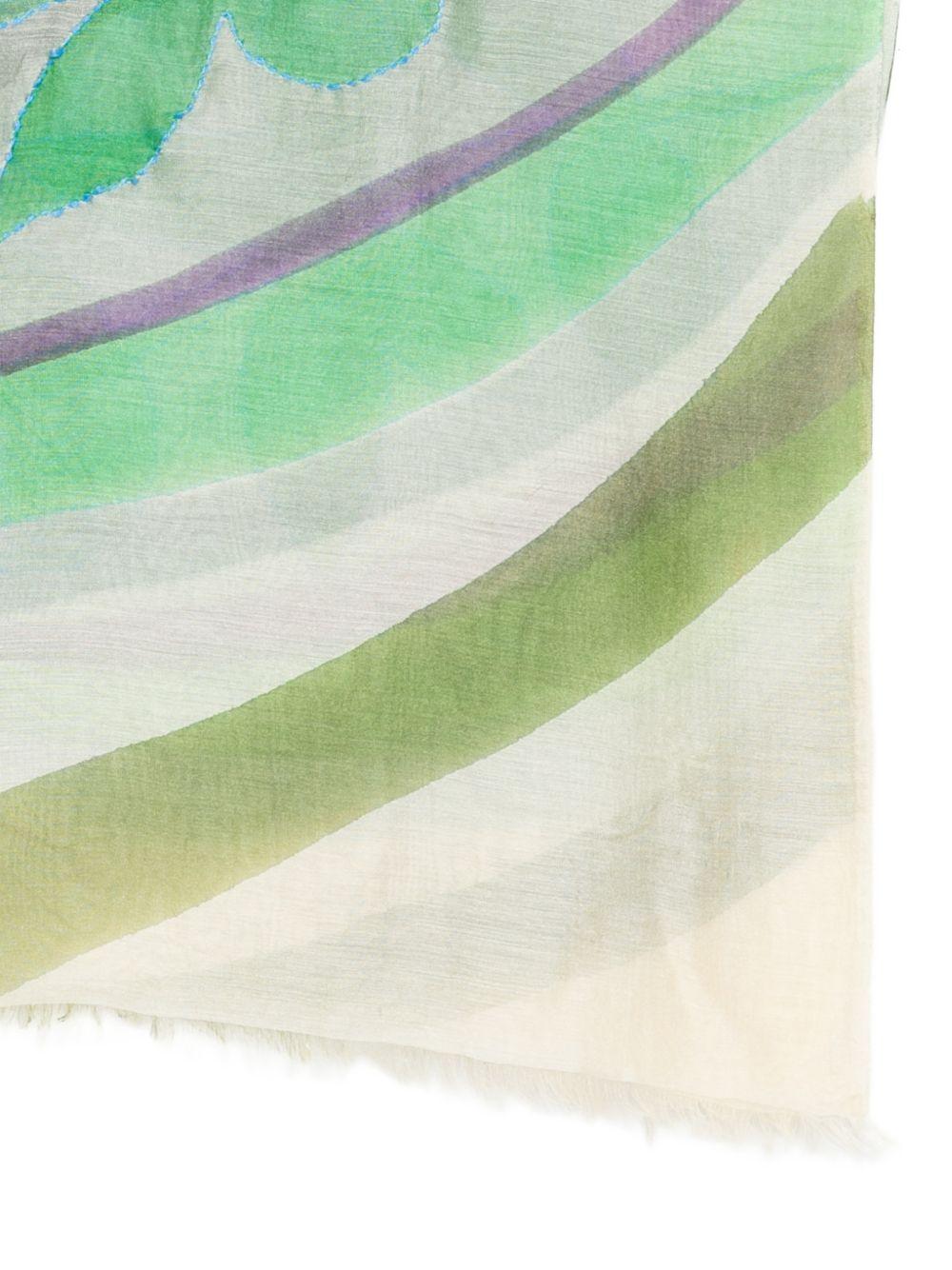 SGOMBERO CANTINE Sciarpa leggera Pesci con stampa 