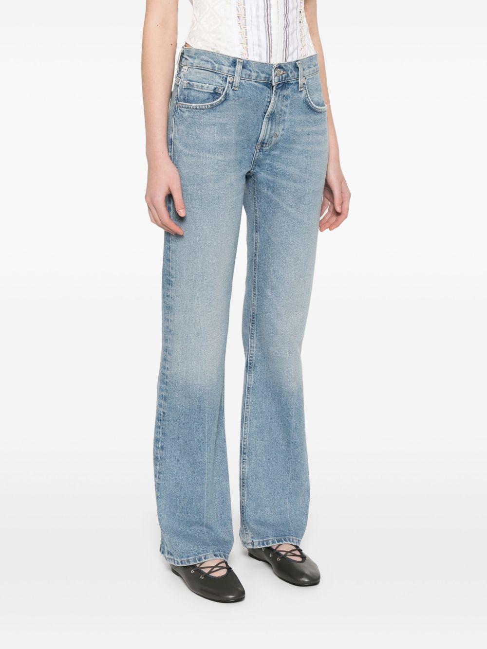 AGOLDE Jeans in denim blu 'Clair' 